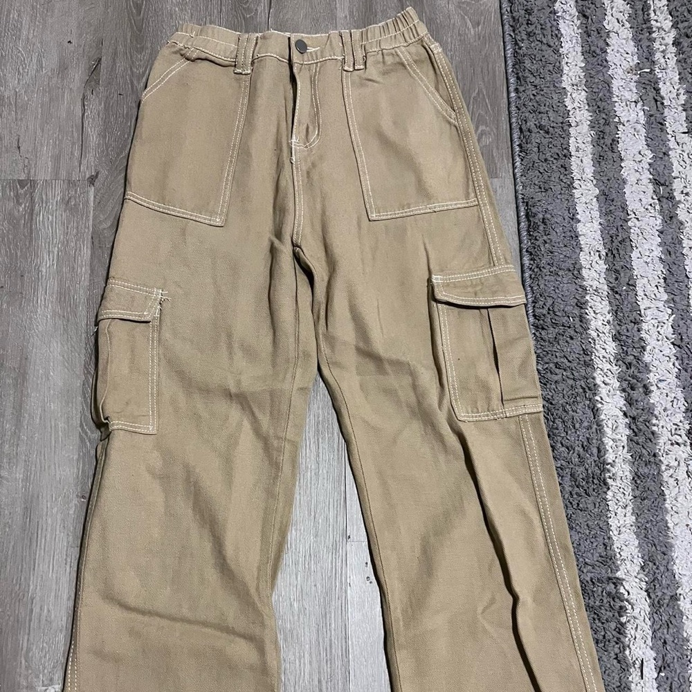 XS EMMIOL beige cargo pants